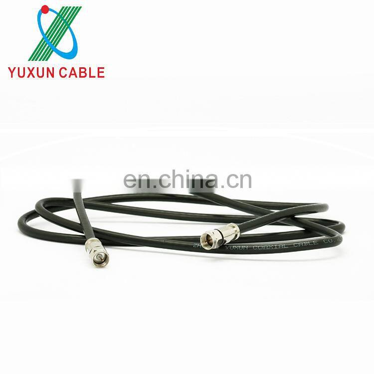 F Connector RG6 Antenna Coaxial Satellite Cable