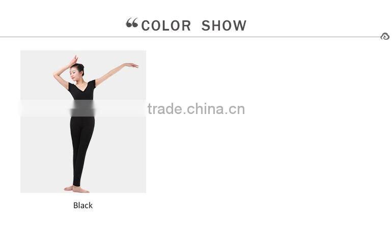 Ballet Short Sleeve Leotards, Latin Panty Spandex Unitards Dance