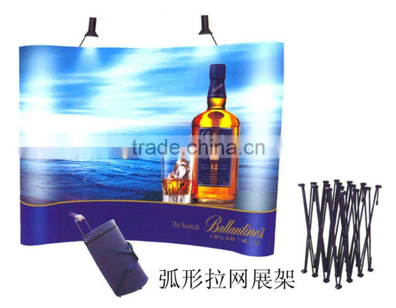 exhibition booth trade show display stand, 3*3 Trade Show pop up display backdrop wall