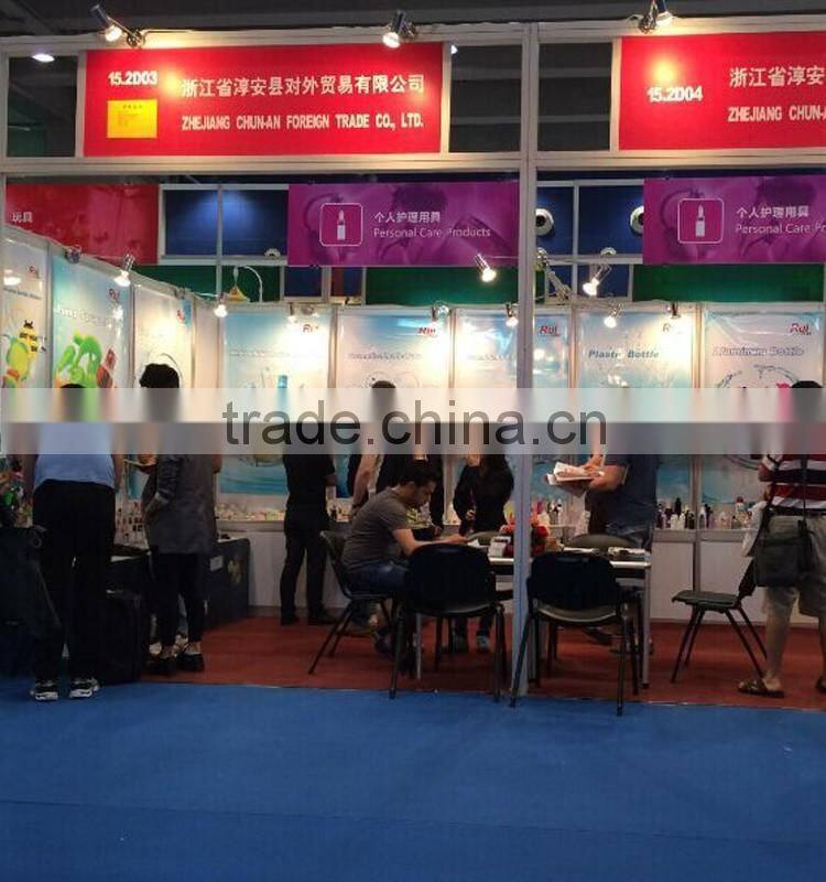 Round pink color empty PET foam bottle / Plastic bottle with foam pump 100ml 200ml foam pump