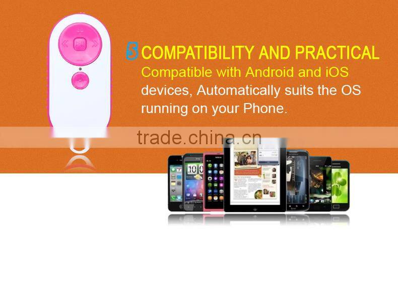 Bluetooth Remote Shutter for smartphone, wireless Bluetooth camera shutter HS