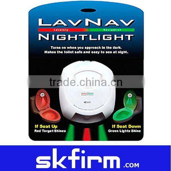 Bathroom infrared toilet light