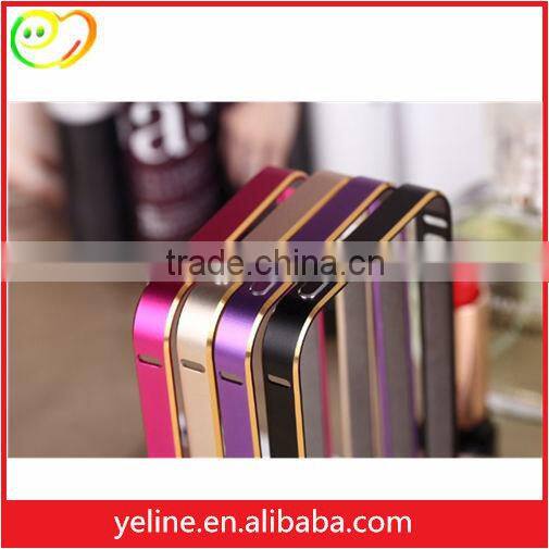 Staight bumper bar metal case for iphone SE