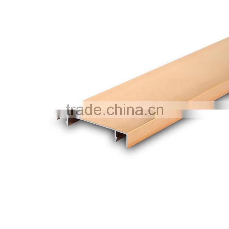glossy aluminum skirting board for wall