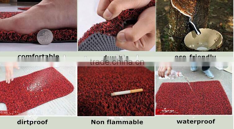 easy clean Non Skid Floor PVC Mat Carpet