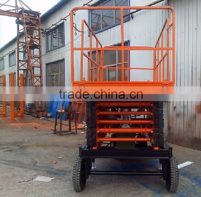 hydraulic scissor vehicle lift/car scissor lifts/1 ton hydraulic scissor lift