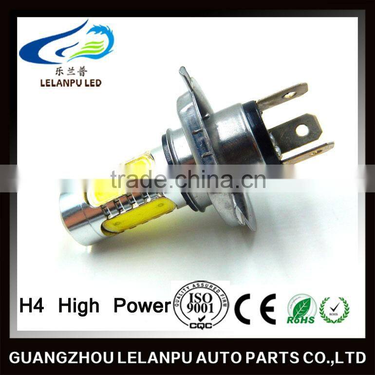 White H4 High Power LED Tail Turn Brake Head Car Light Lamp Bulb