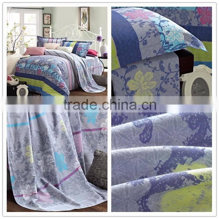 Cotton twill printing comfortable bedding sets for home