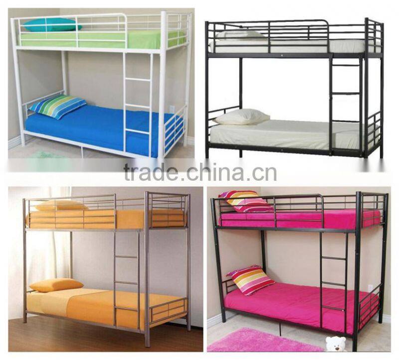 Adult metal bunk beds,double bunk bed for school,home,dormitory and barracks