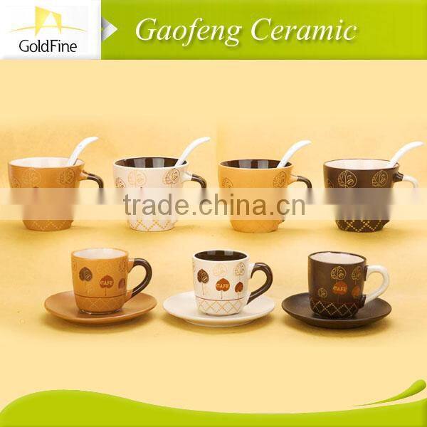 ceramic soup mugs with spoon