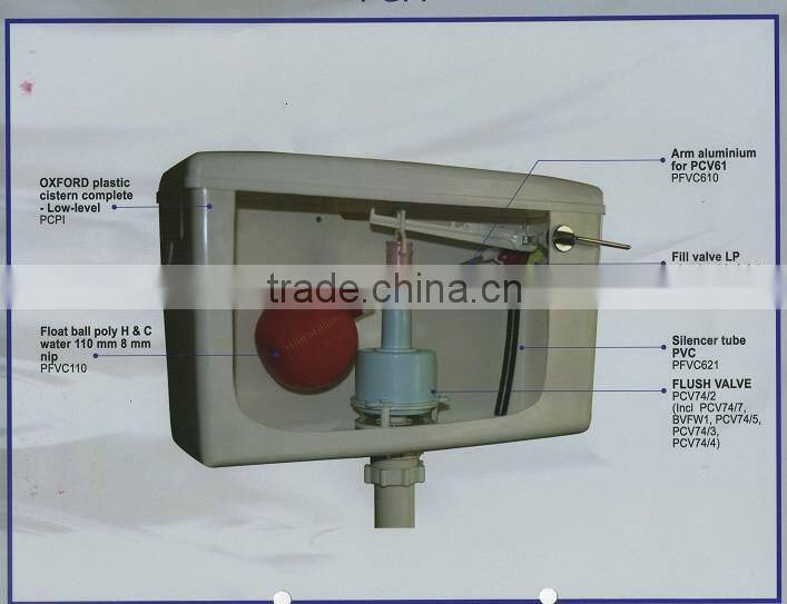 bathroom accessory PP wall hunge cistern floating valve