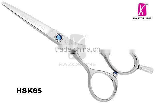 HSK65 Stainless Steel Professional Japanese Hair Cutting Scissors Convex edge Hair cutting tools