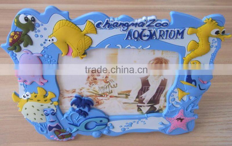 Ice Skating Girl's Photo Frame, Rubber Picture Frame