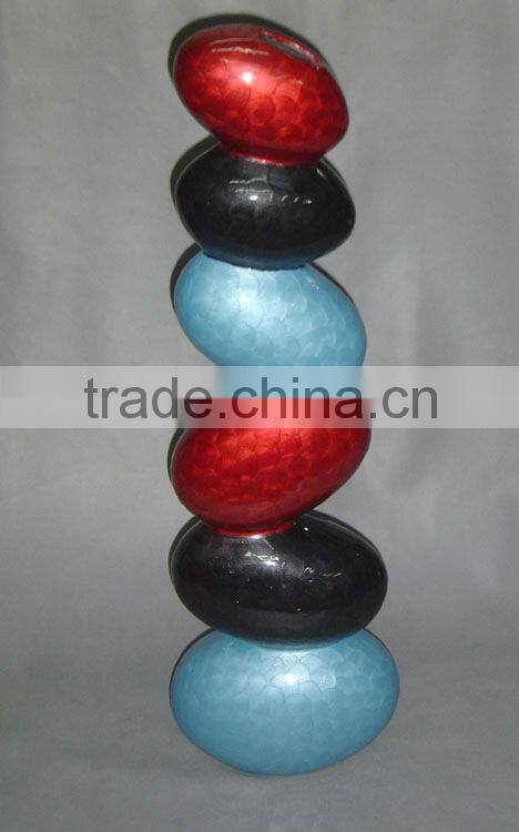 Aluminium Coloured Flower Vase