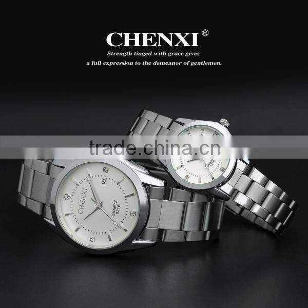 Day Date Display Couple Watches Men 021BM&LD Japan Movement White Black CHENXI Watch Chinese Watch Manufacturer Men Wristwatches