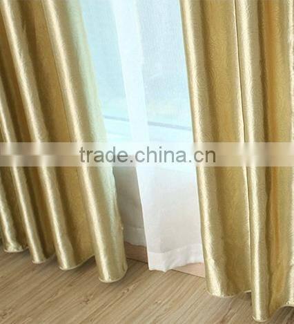 New style Embossed Blackout Curtains for Living room fabric window curtain