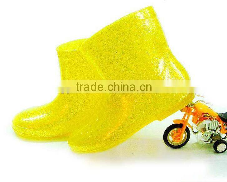 Cartoon children shoesTransparent pvc children boots