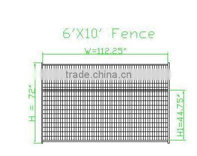 America used welded temporary fence for sale