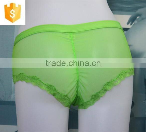 high quality soft young girls underwear lace sexy mesh panty