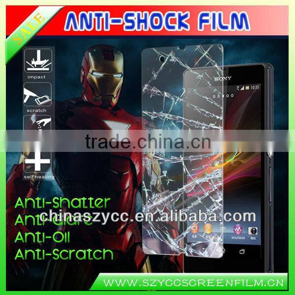 PAC 4-6H Hardness New Products 2013 Shatter-proof Screen Guarder For Sony XperiaZ L36h