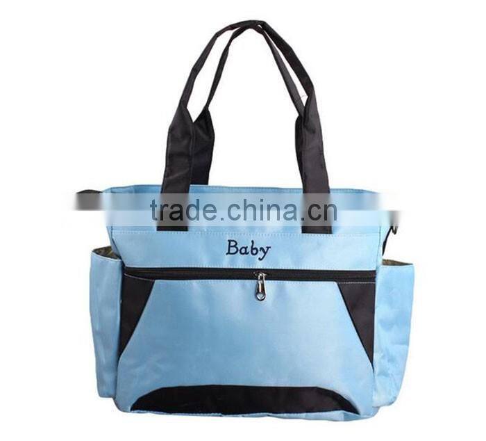 Wholesale tote one shoulder mommy baby diaper bag