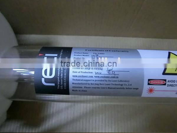 Hot sale CO2 RECI 100w laser tube for laser cutting machine