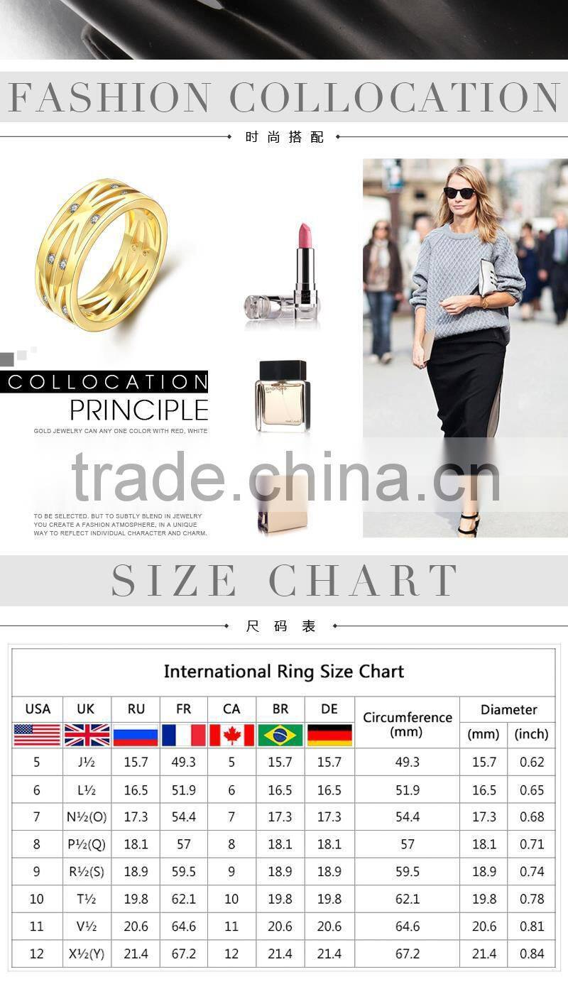 LEKANI 2015 new latest gold finger ring designs for men