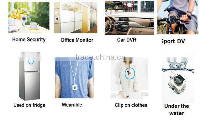 Sport Camera with Cycle Recording WPS Function Two Way Audio P2P Built-in Battery