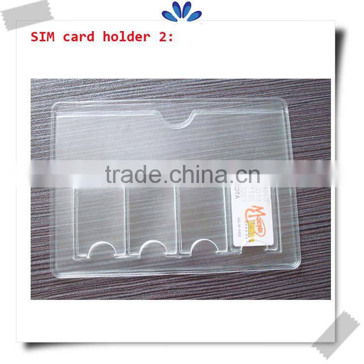 Cheap bulk clear plastic card holder for promotion sale