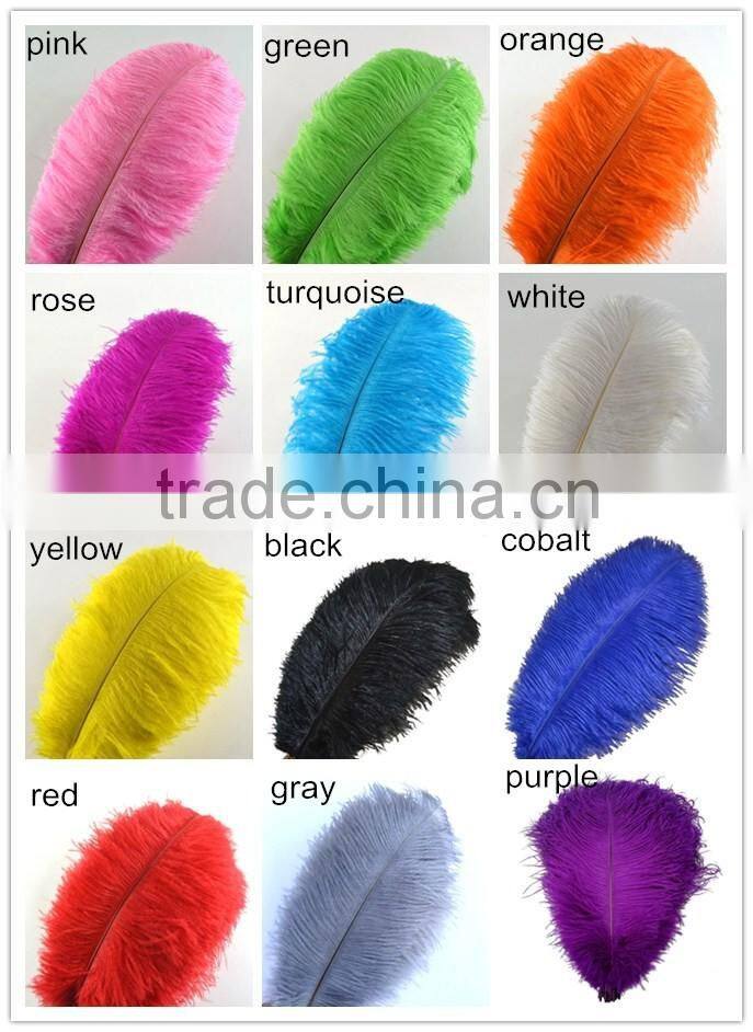 Pink Ostrich Plumes Feathers, Feather Ostrich Plumes, Different Colours Carnival Ostrich Feathers