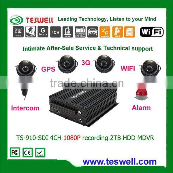 mobile dvr,SD mdvr,online video surveillance, 3G Wireless Transmission Function, Vehicle travelling data recorder
