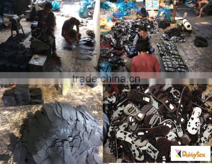 Dobbytex 1013 Green carved Handmade African Men Leather sandals Hmong/Mien/Miao/Summer