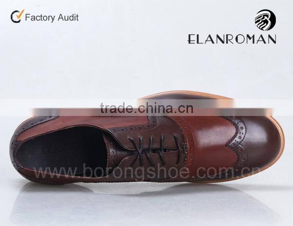 High quality leather shoes men brogues shoes men leather dress shoes