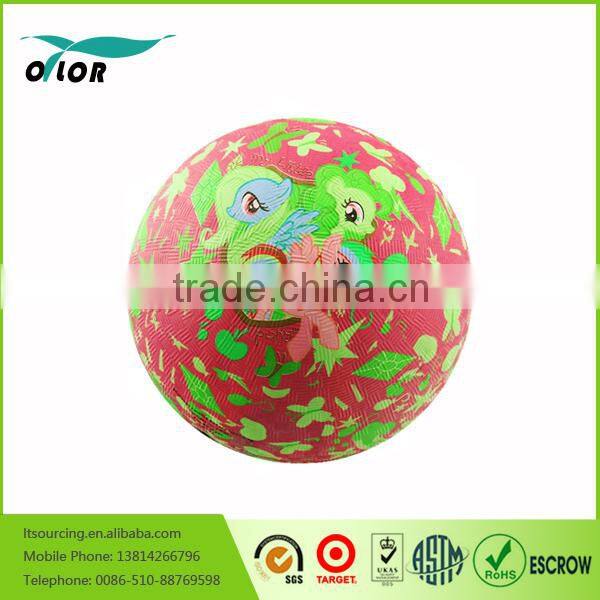 big rubber playground balls