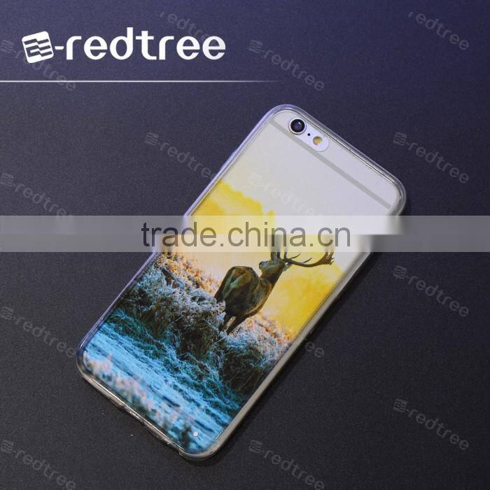 fashionable 3D acrylic design tpu fancy cell phone cover case