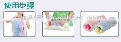 Vacuum Storage Bag with rolling style save 70% space