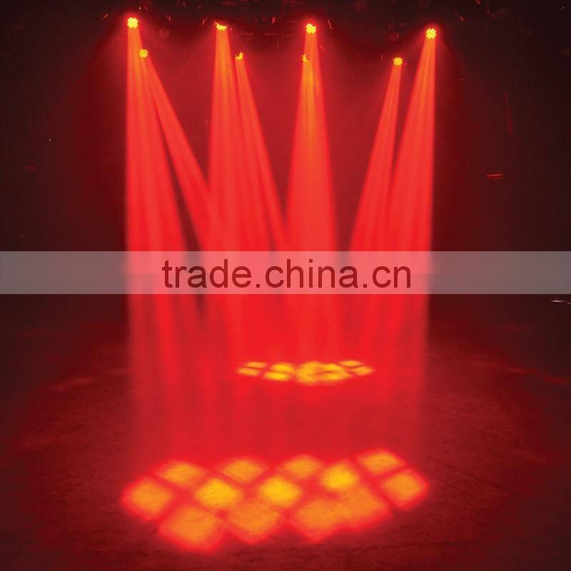 12PCS 10W 4 IN 1 LED Flower Moving Head Beam Stage Light