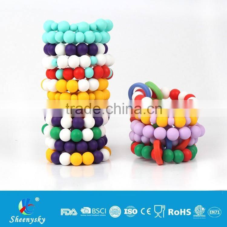 for mother to wear Silicone Chew Bead Bracelet