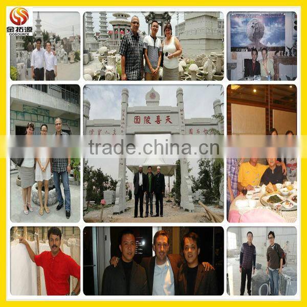 wholesale blue granite cross tombstone