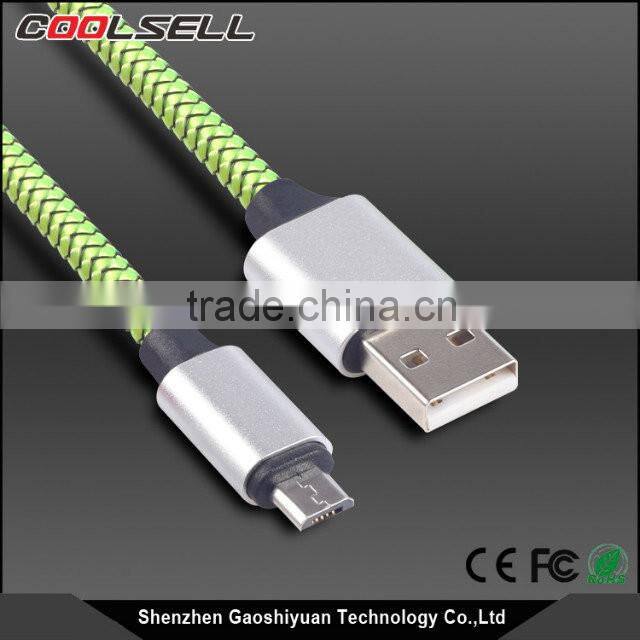 Fast Charging Cable USB data Cable For iphone and Xiaomi Samsung HTC Nokia