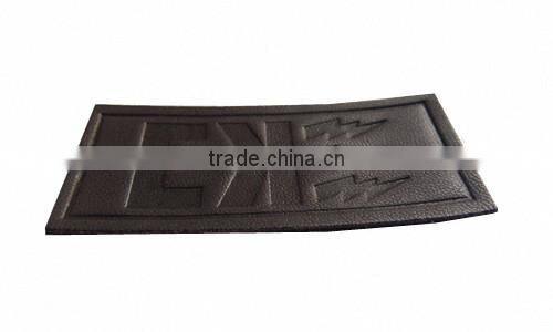 china maker Custom good quality Leather Jeans Label