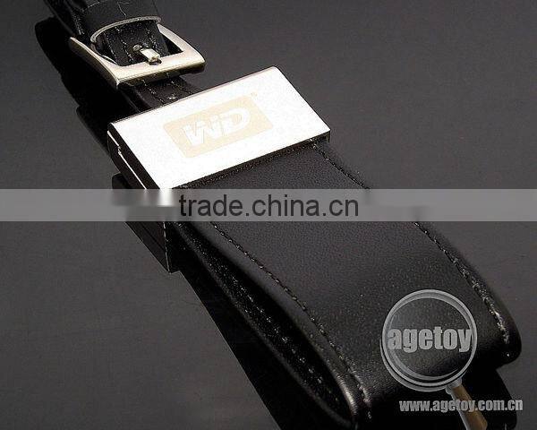 Red Leather Luggage Tag