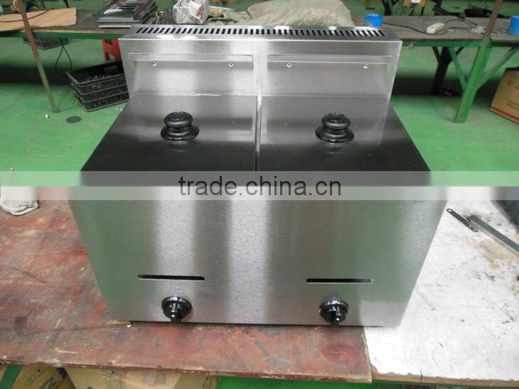 Stainless Steel Cooking Kitchen Hotel Restaurant Equipment Gas Fish Fryer BN-72 China Supplier