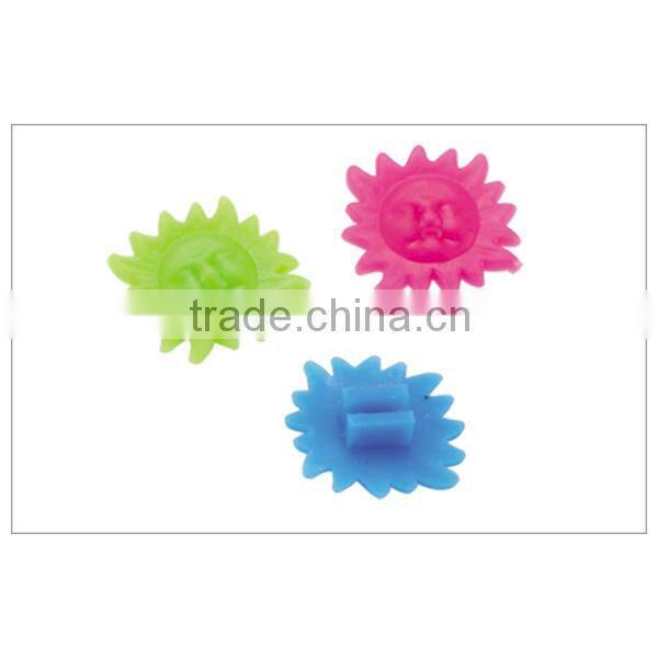 Various style multi color spoke bead