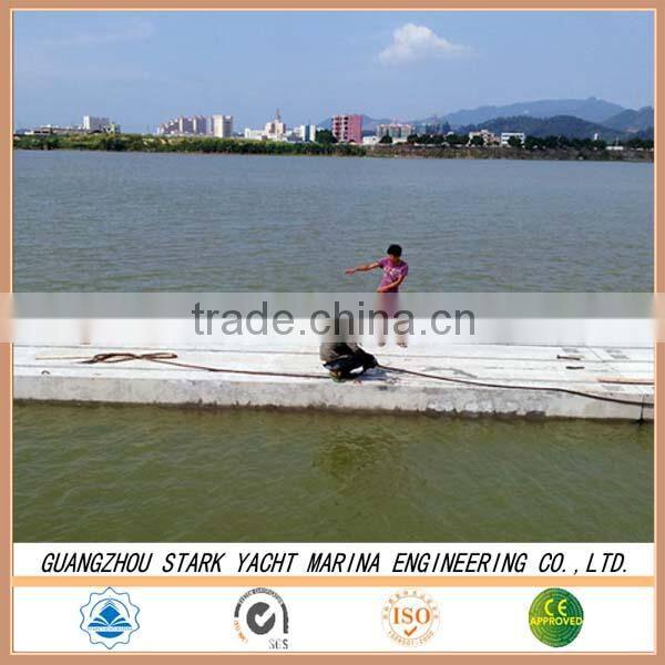 Rotomolding plastic pontoon/ concrete floating dock