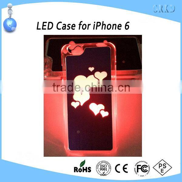 2014 New popular LED phone case for iphone 6