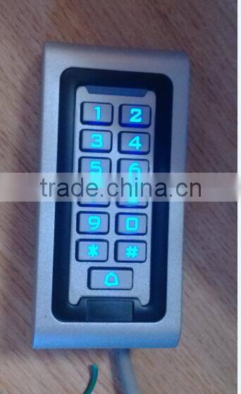 New arrival Waterproof metal case standalone waterproof keypad access control