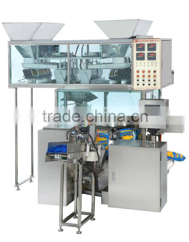 Automatic frozen food filling packing machine