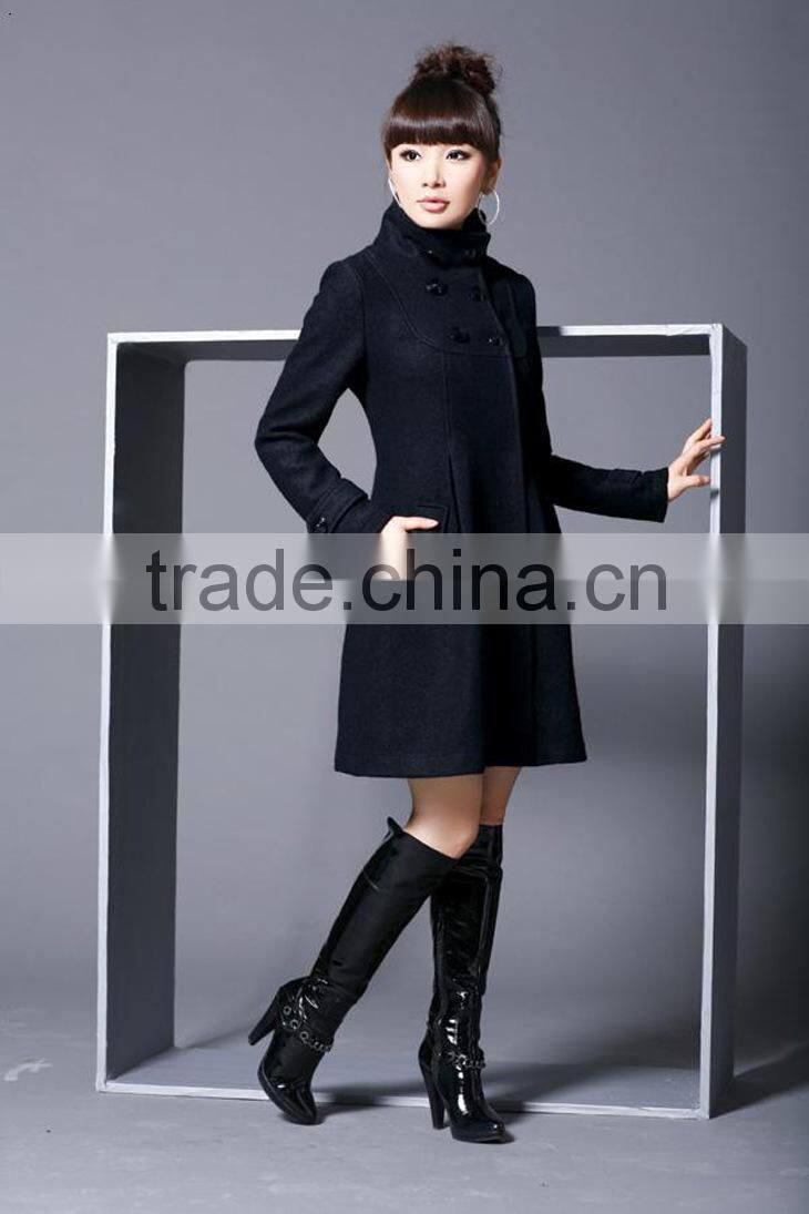 2014 Women's New Cotton-padded Slim MD-LONG Loose Coats Overcoats Parka