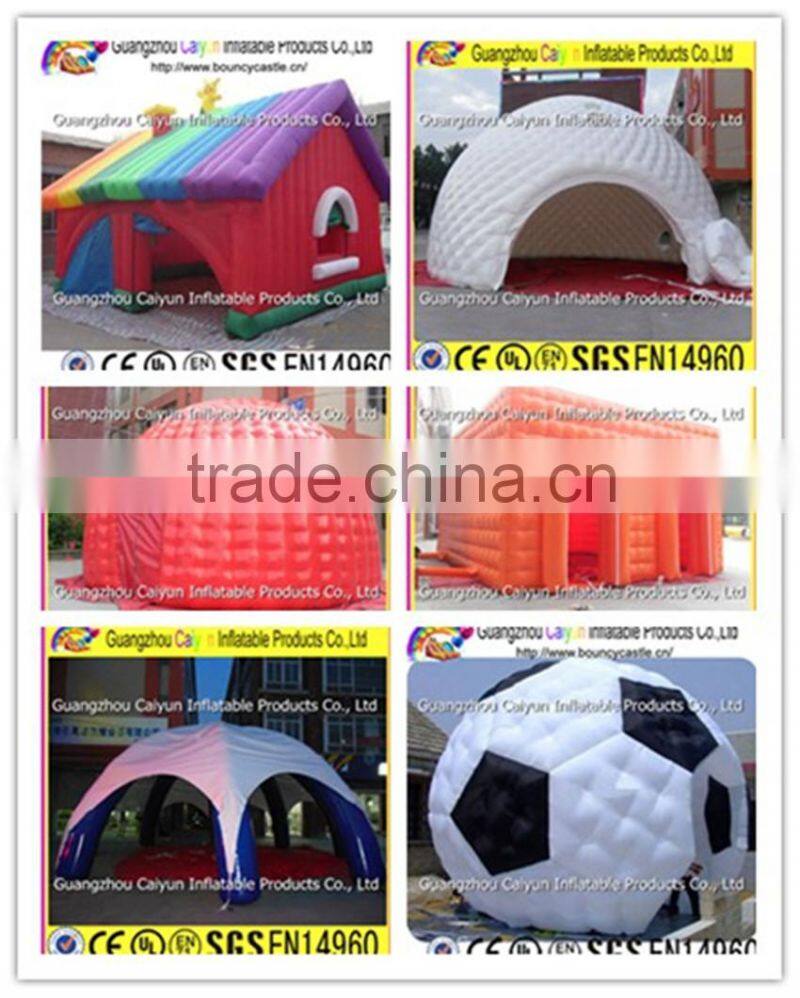 Large Inflatable Football Tunnel Tent Inflatable Helmet Tent